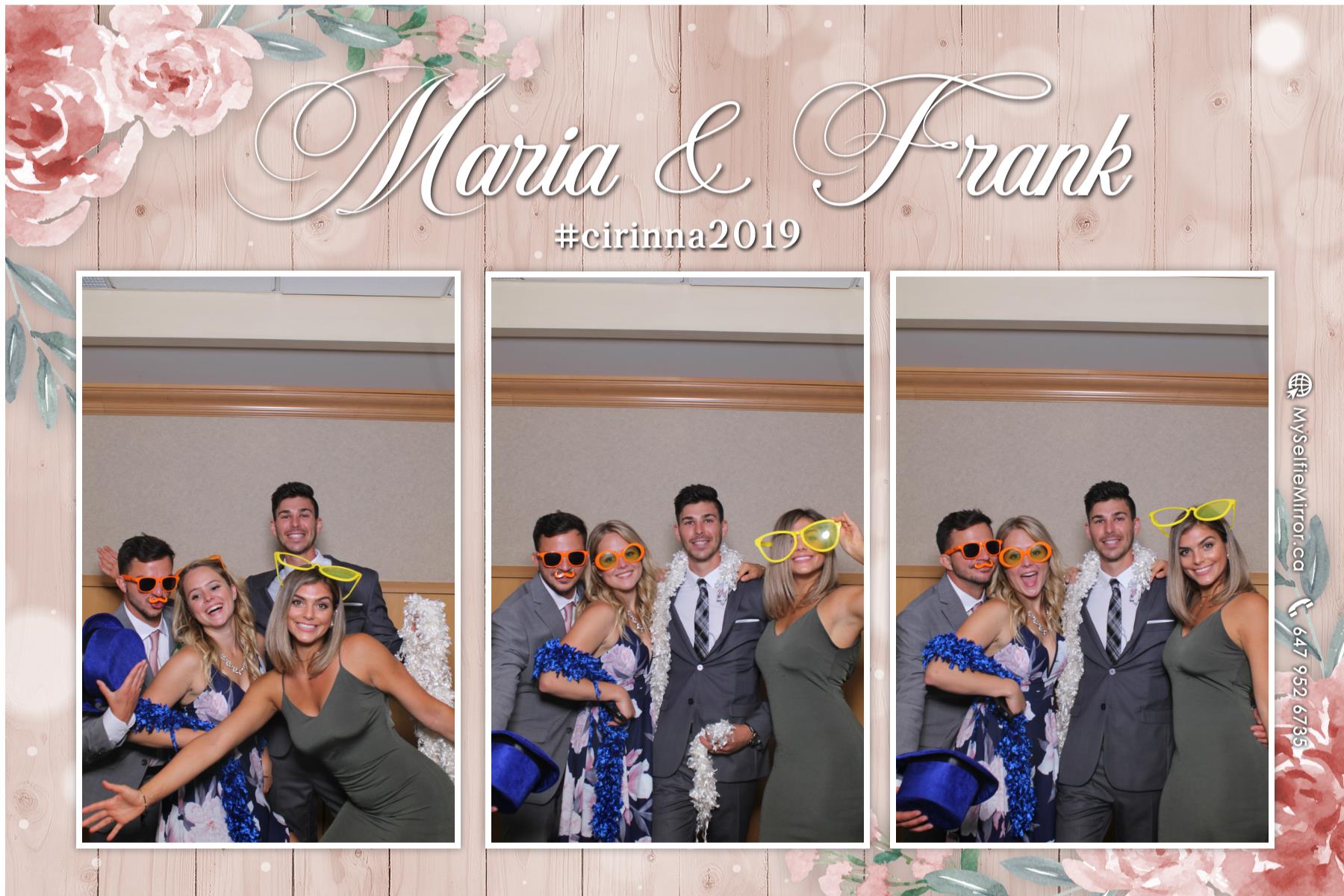 Wedding of Frank and Maria  | View more photos from the event at gallery.myselfiemirror.ca/u/romanmyselfiemirrorca/Wedding-of-Frank-and-Maria